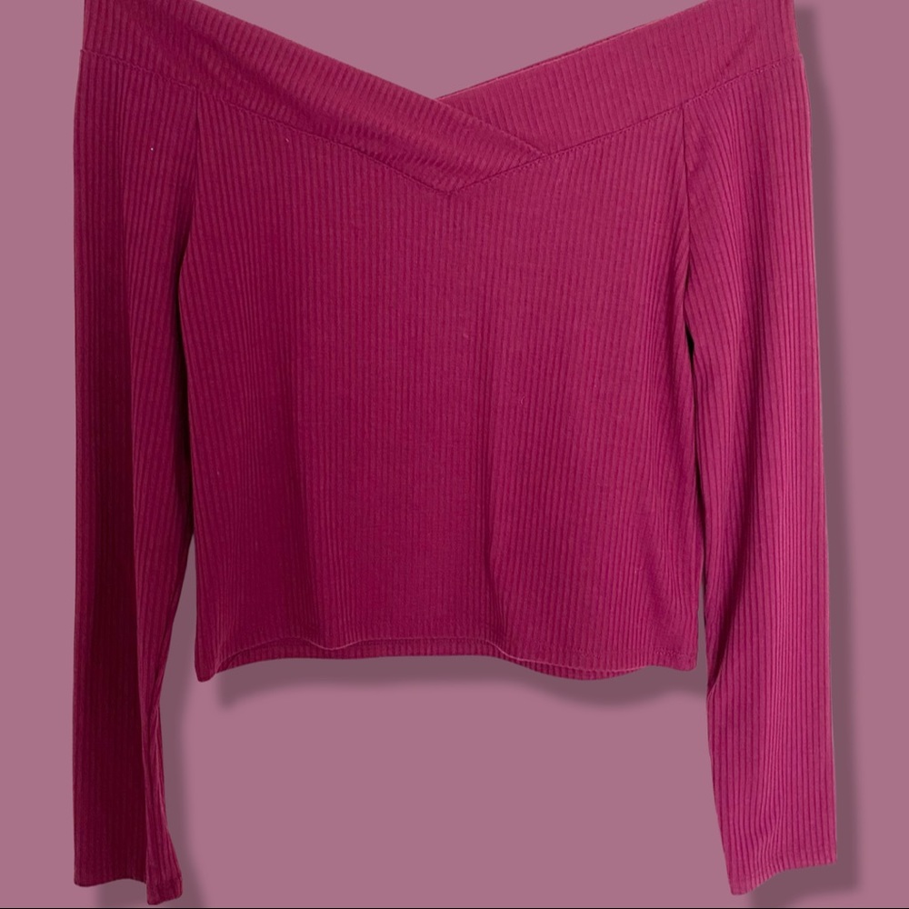 Off the Shoulder Long Sleeve